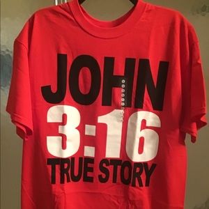 Unisex John 3:16 true story tee